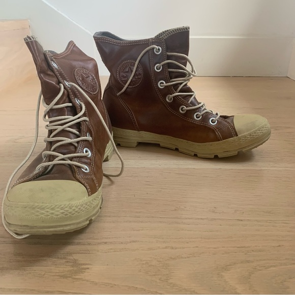 Leather Converse Boots - Picture 3 of 4